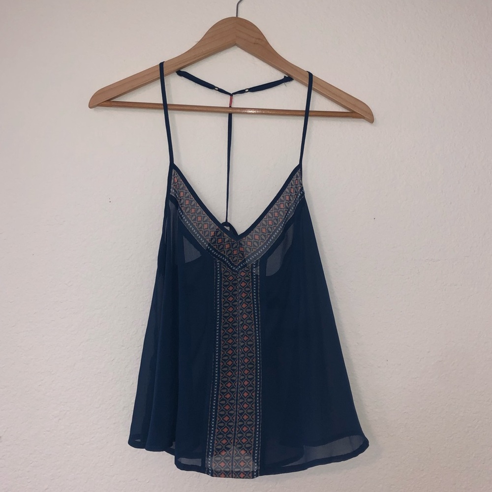 Aeropostale | Cute Navy Sheer Tank